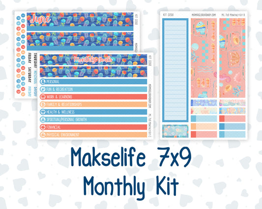 Kit 0268 - 7x9 - MakseLife - Monthly Kit - June - Sea Sweeties