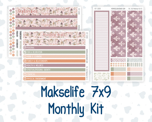 Kit 0293 - 7x9 - MakseLife - Monthly Kit - September - Fleur de Provence