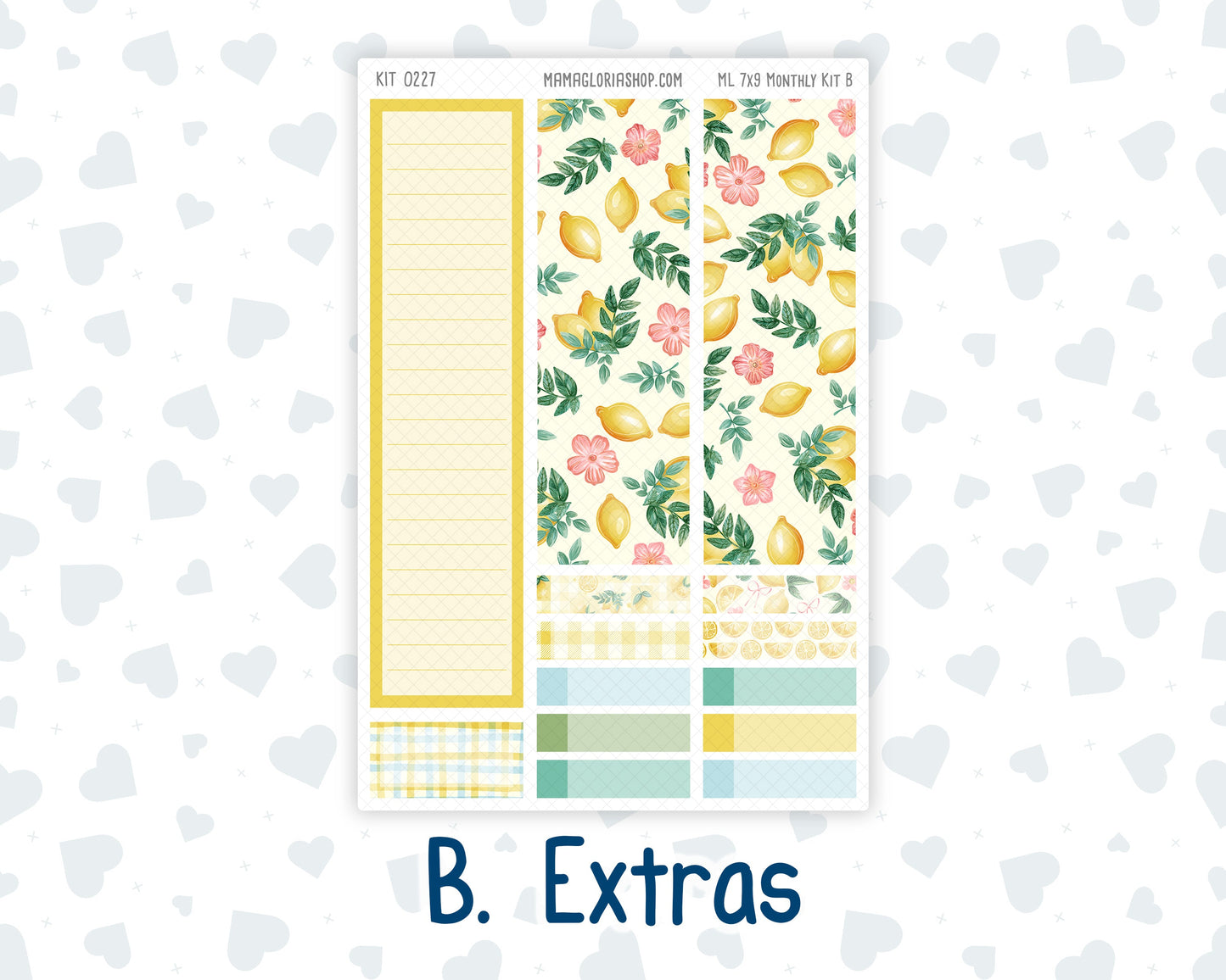 Kit 0227 - 7x9 - MakseLife - Monthly Kit - July - Lemon Grove