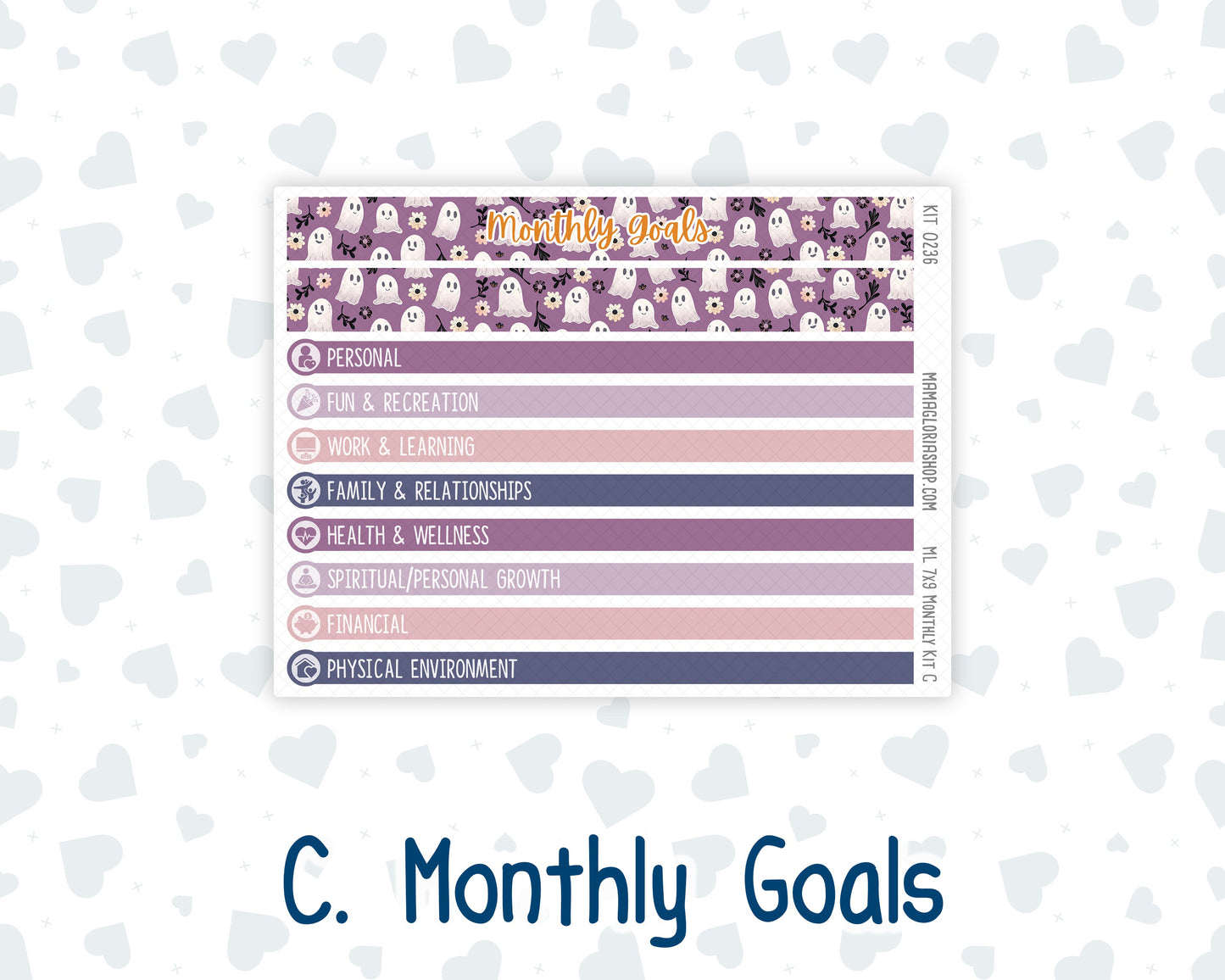 Kit 0236 - 7x9 - MakseLife - Monthly Kit - October - Sweet & Spooky