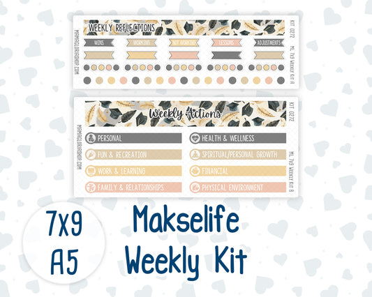 Kit 0272 - 7x9 | A5 MakseLife - Weekly Actions & Reflections - May - Graduation
