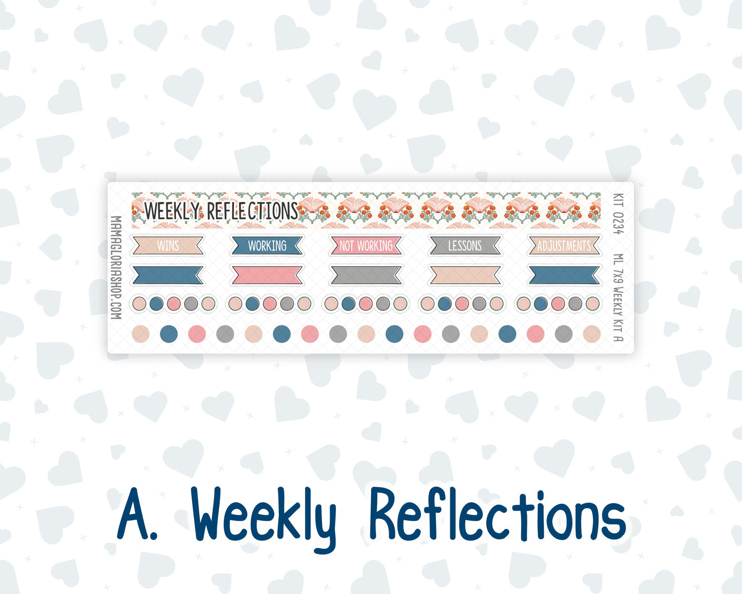 Kit 0234 - 7x9 | A5 MakseLife - Weekly Actions & Reflections - September - REF - Kit 0234 – Reader’s Escape - September
