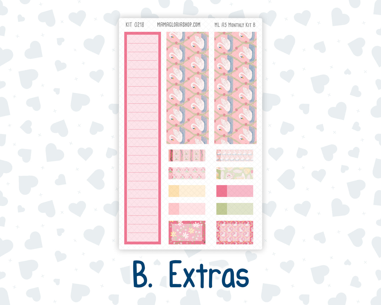 Kit 0218- A5 MakseLife Companion Notebook - Monthly - Mother's Love- May