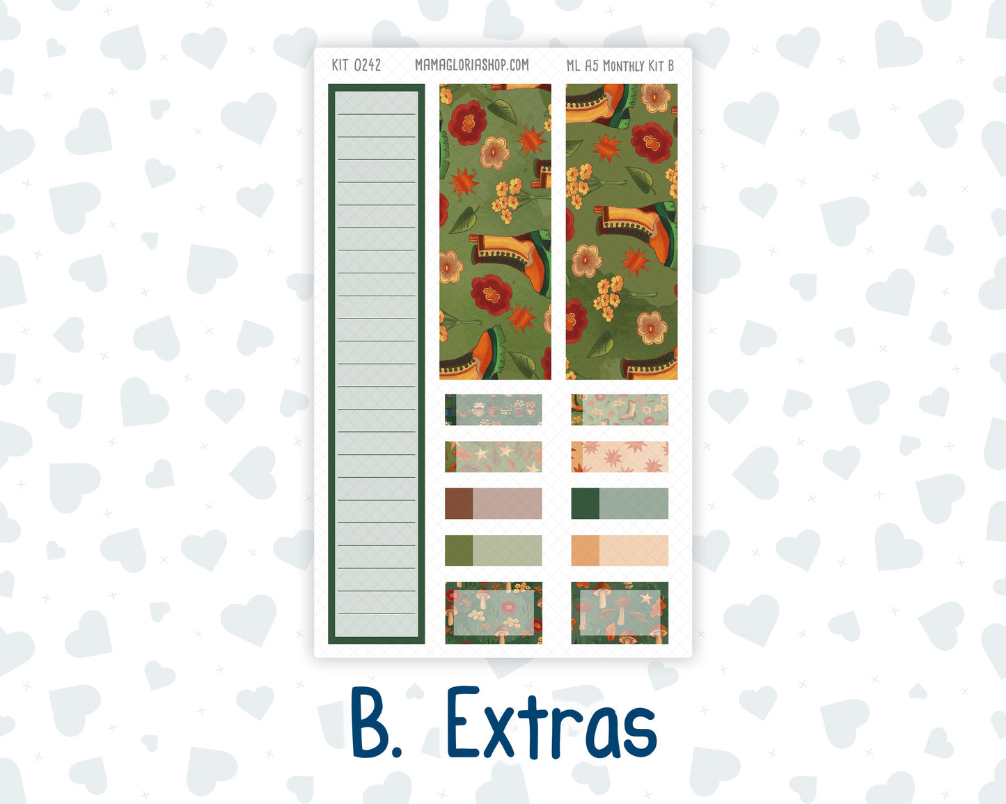 Kit 0242 - A5 - MakseLife Companion Notebook - Monthly Kit - November - Cottage Autumn
