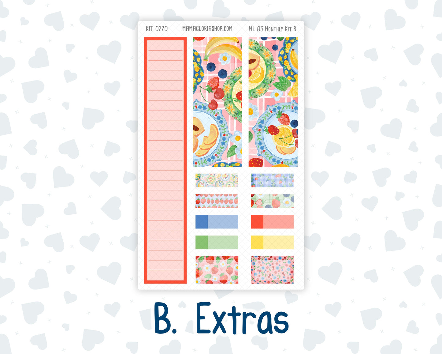 Kit 0220 - A5 - MakseLife Companion Notebook - Monthly Kit - June - June Berries