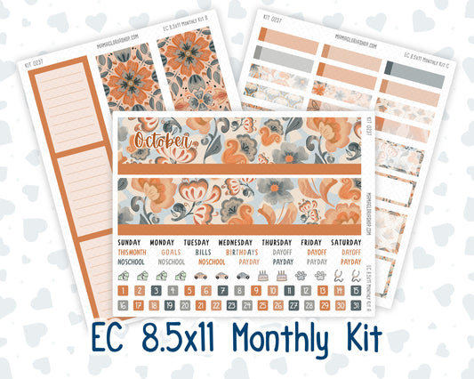Kit 0237 - 8.5x11 - EC Monthly Kit - October - Forest Folk