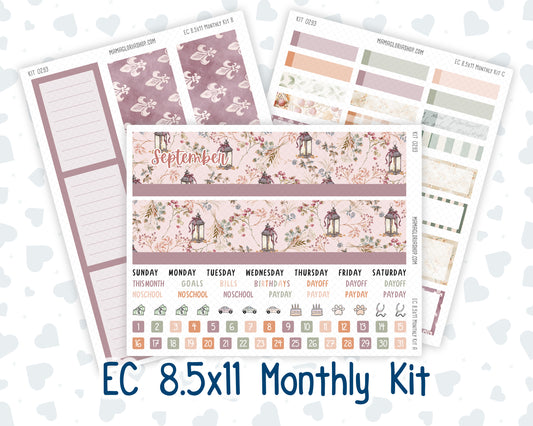 Kit 0293 - 8.5x11 - EC Monthly Kit - September - Fleur de Provence