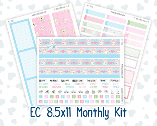 Kit 0262 - 8.5x11 - EC Monthly Kit - April - Spring Puffs