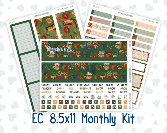 Kit 0242 - 8.5x11 - EC Monthly Kit - November - Cottage Autumn