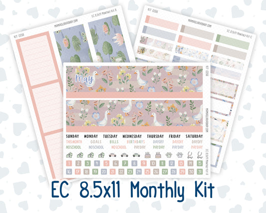 Kit 0266 - 8.5x11 - EC Monthly Kit - May - Froggy Lake Picnic