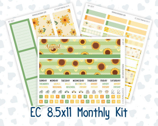 Kit 0277 - 8.5x11 - EC Monthly Kit - August - Sunflower Drama Club