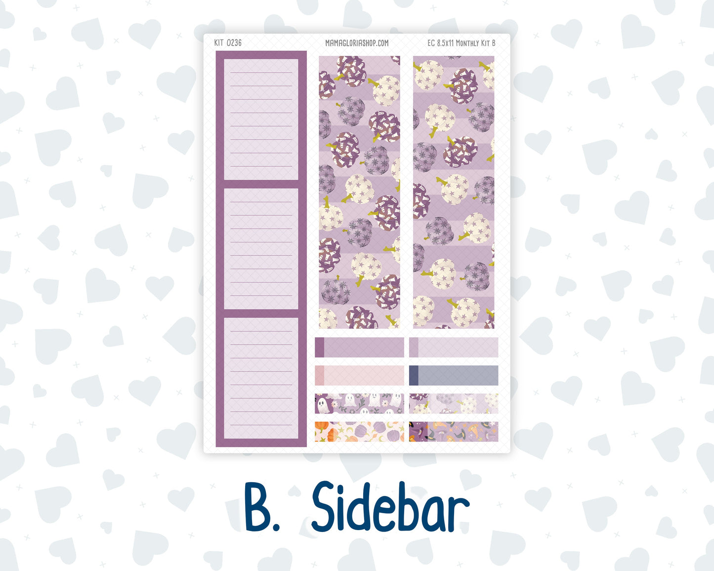 Kit 0236 - 8.5x11 - EC Monthly Kit - October - Sweet & Spooky