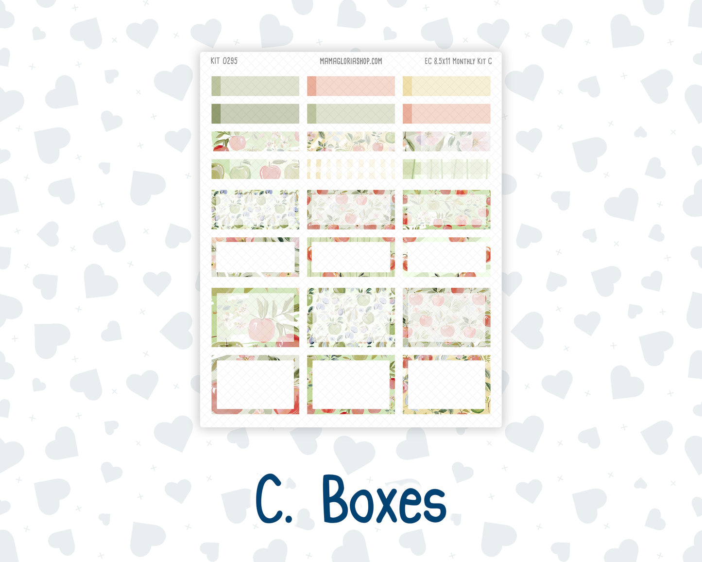 Kit 0295 - 8.5x11 - EC Monthly Kit - September - Apple Harvest