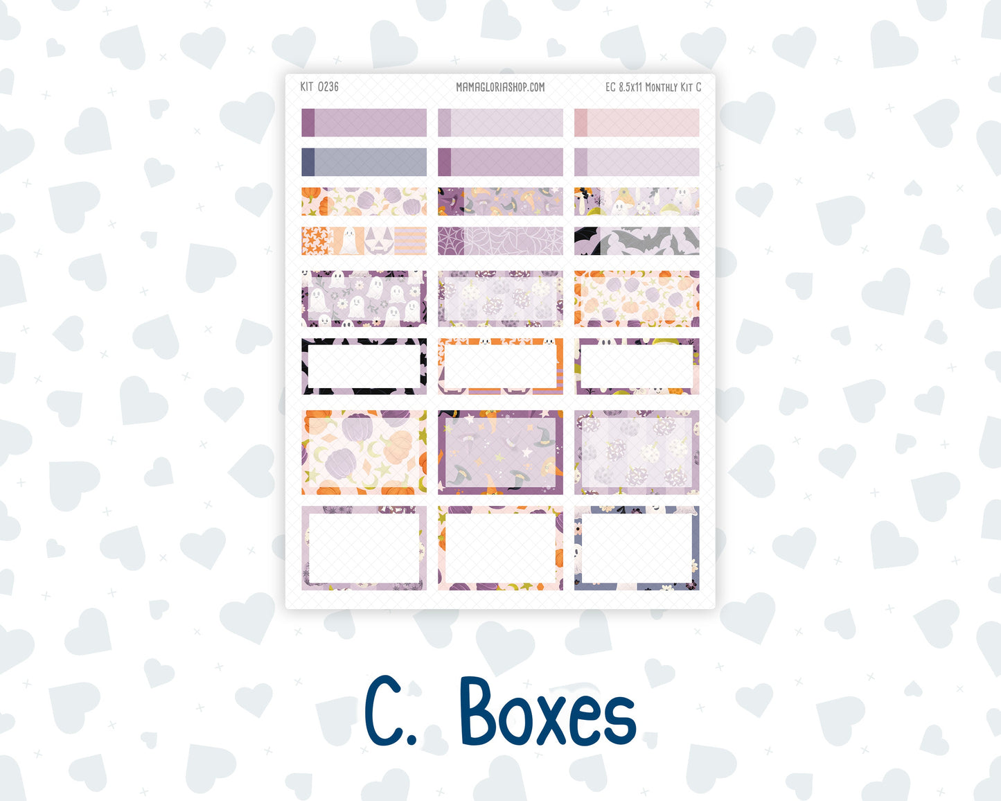 Kit 0236 - 8.5x11 - EC Monthly Kit - October - Sweet & Spooky