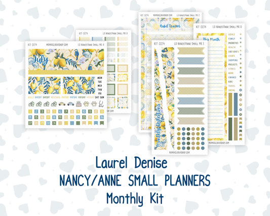 Kit 0274 - Laurel Denise Nancy/Anne Small - Monthly Kit - July - Sunny Lemon Shore