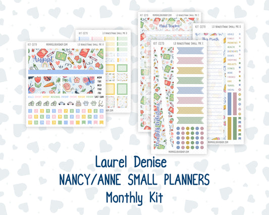 Kit 0279 - Laurel Denise Nancy/Anne Small - Monthly Kit - August - Not Ready For School