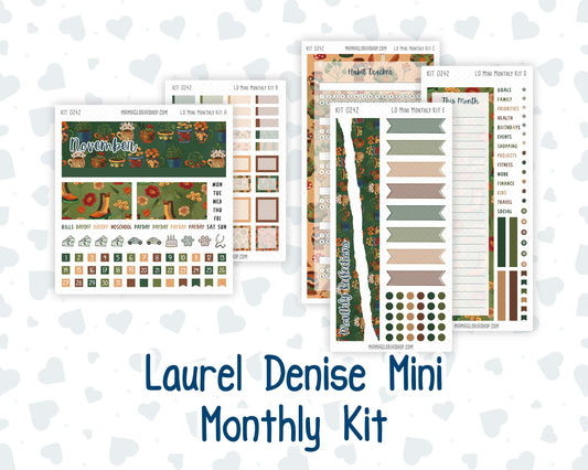 Kit 0242 - Laurel Denise Mini - Monthly Kit - November - Cottage Autumn