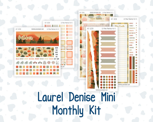 Kit 0239 - Laurel Denise Mini - Monthly Kit - October - October Stroll