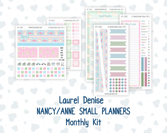 Kit 0262 - Laurel Denise Nancy/Anne Small - Monthly Kit - April - Spring Puffs