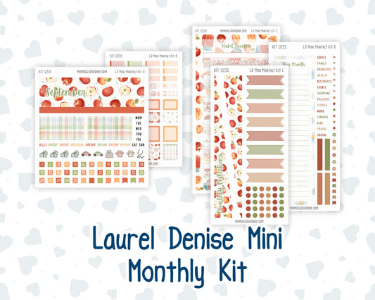 Kit 0235 - Laurel Denise Mini - Monthly Kit - September - Apple Orchard