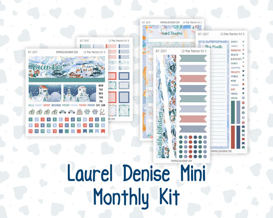 Kit 0247 - Laurel Denise Mini - Monthly Kit - December - Snow Day Adventures