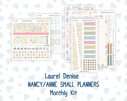 Kit 0260 - Laurel Denise Nancy/Anne Small - Monthly Kit - April - Pastel Egg Hunt