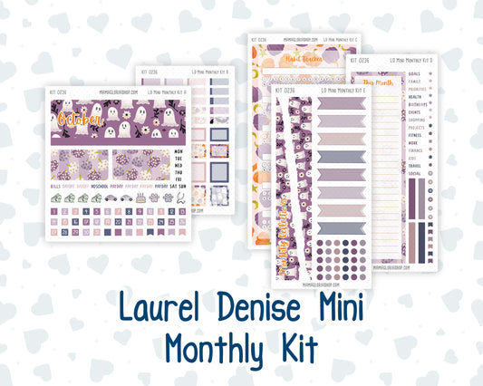 Kit 0236 - Laurel Denise Mini - Monthly Kit - October - Sweet & Spooky