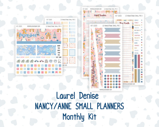 Kit 0305 - Laurel Denise Nancy/Anne Small - Monthly Kit - December - Sugarplum Parade