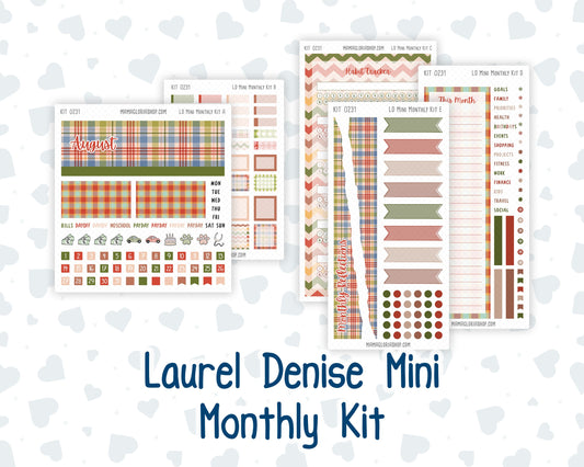 Kit 0231 - Laurel Denise Mini - Monthly Kit - August - Backyard BBQ