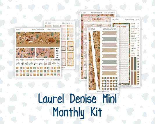 Kit 0243 - Laurel Denise Mini - Monthly Kit - November - Boho Autumn