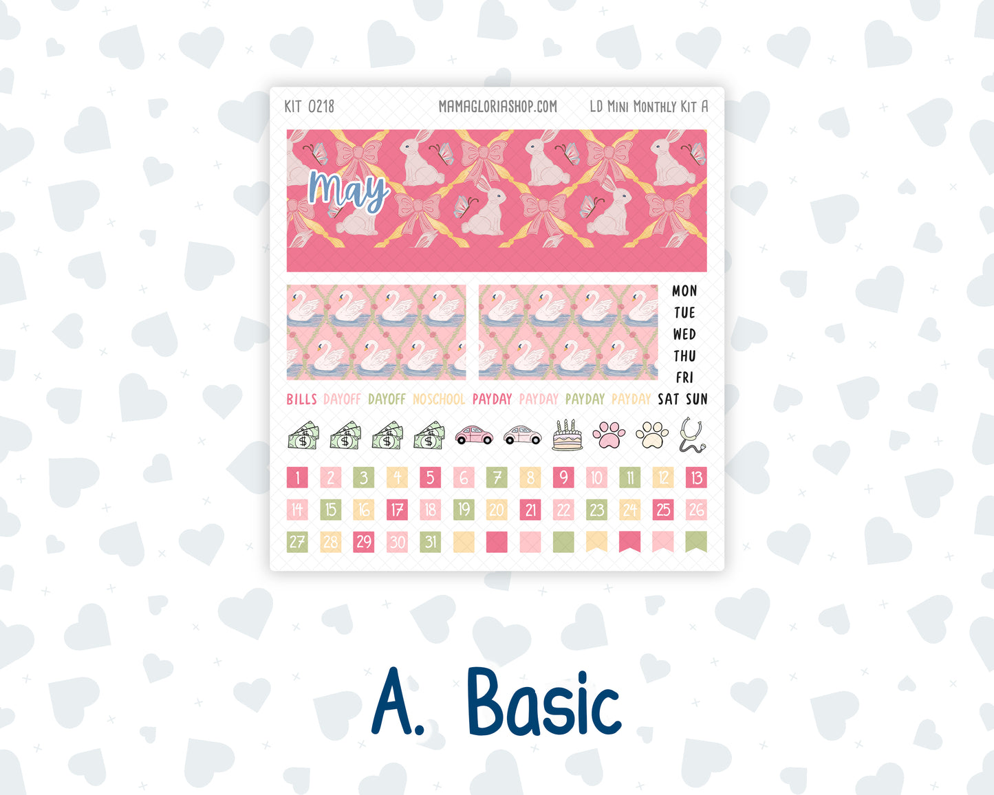 Kit 0218 Laurel Denise Mini Size – Monthly - Mother's Love- May