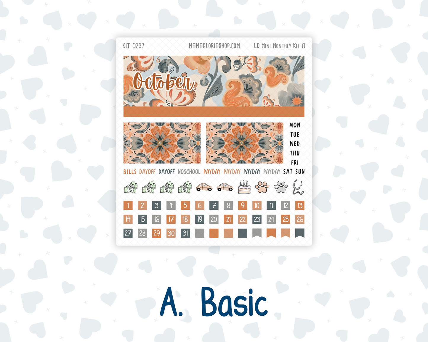Kit 0237 - Laurel Denise Mini - Monthly Kit - October - Forest Folk