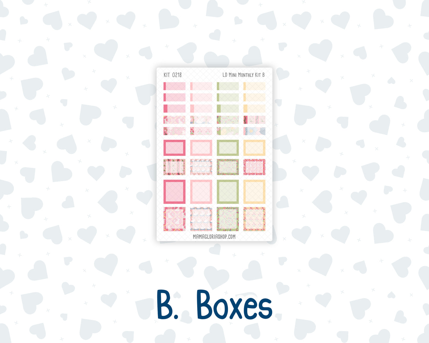 Kit 0218 Laurel Denise Mini Size – Monthly - Mother's Love- May