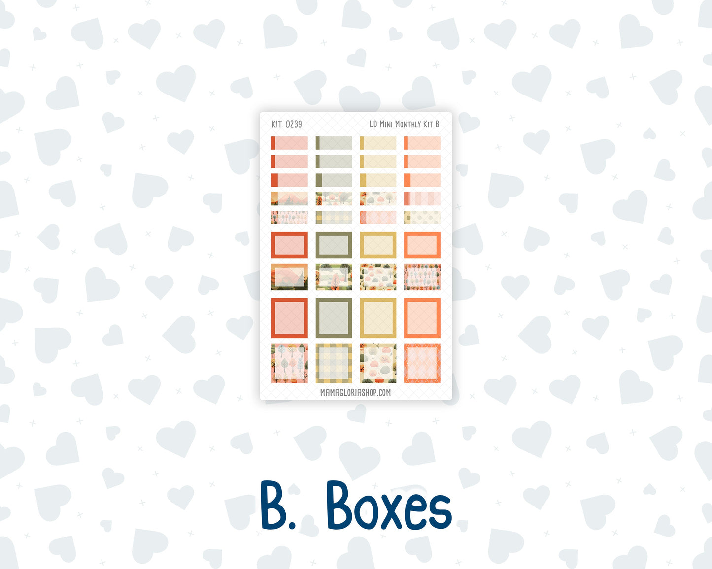 Kit 0239 - Laurel Denise Mini - Monthly Kit - October - October Stroll