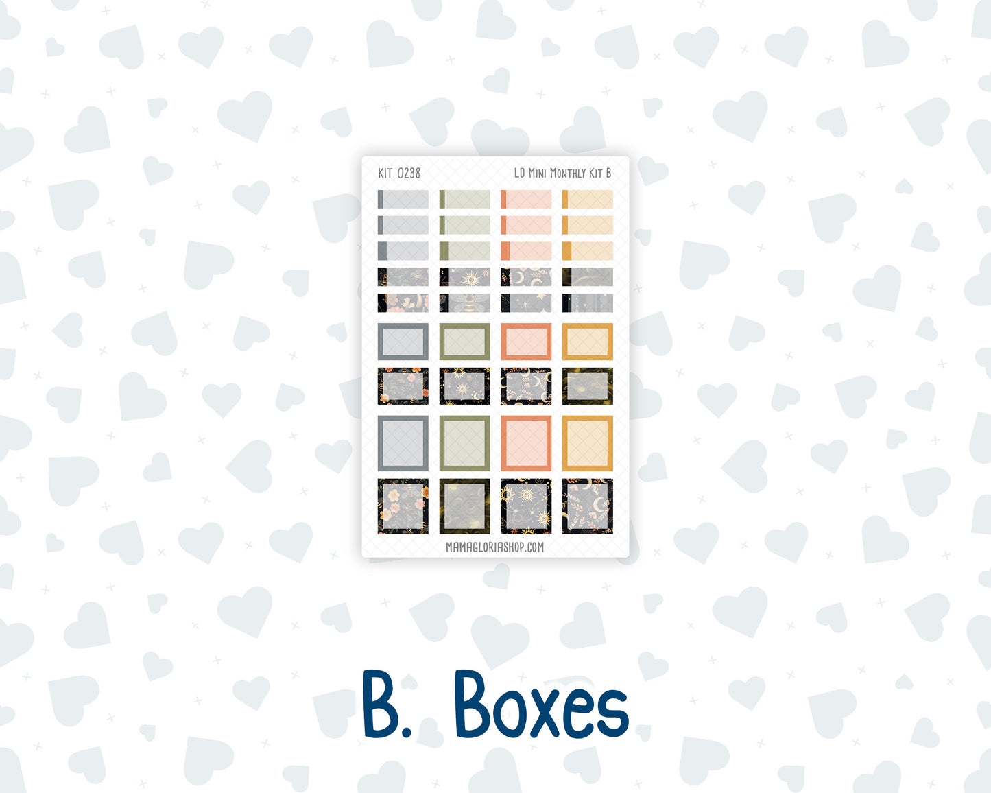 Kit 0238 - Laurel Denise Mini - Monthly Kit - October - Starry Autumn Nights