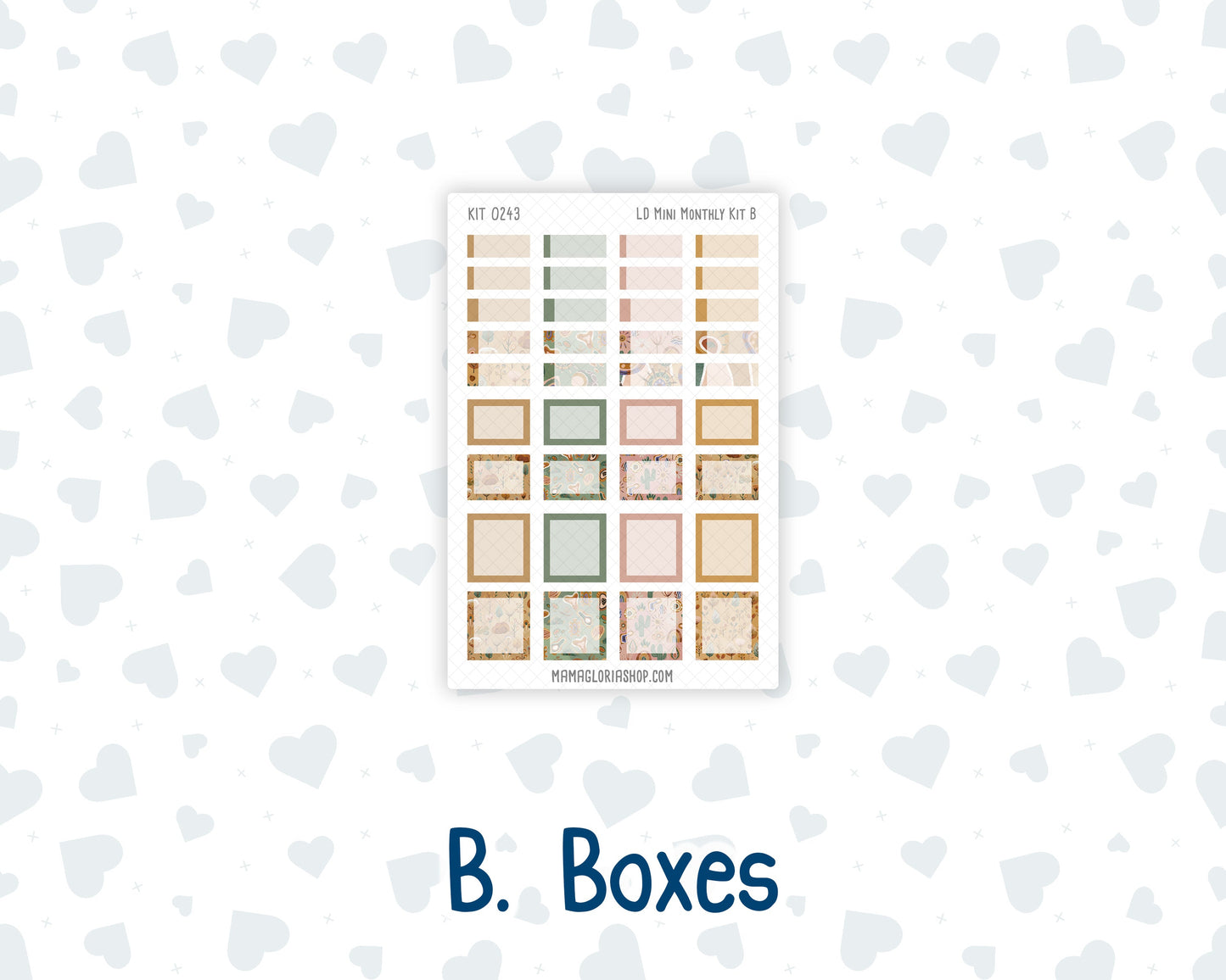 Kit 0243 - Laurel Denise Mini - Monthly Kit - November - Boho Autumn