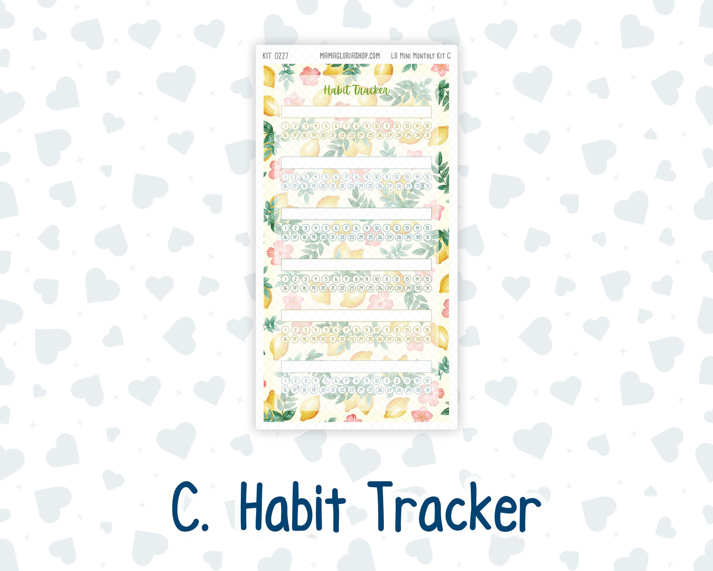 Kit 0227 - Laurel Denise Mini - Monthly Kit - July - Lemon Grove
