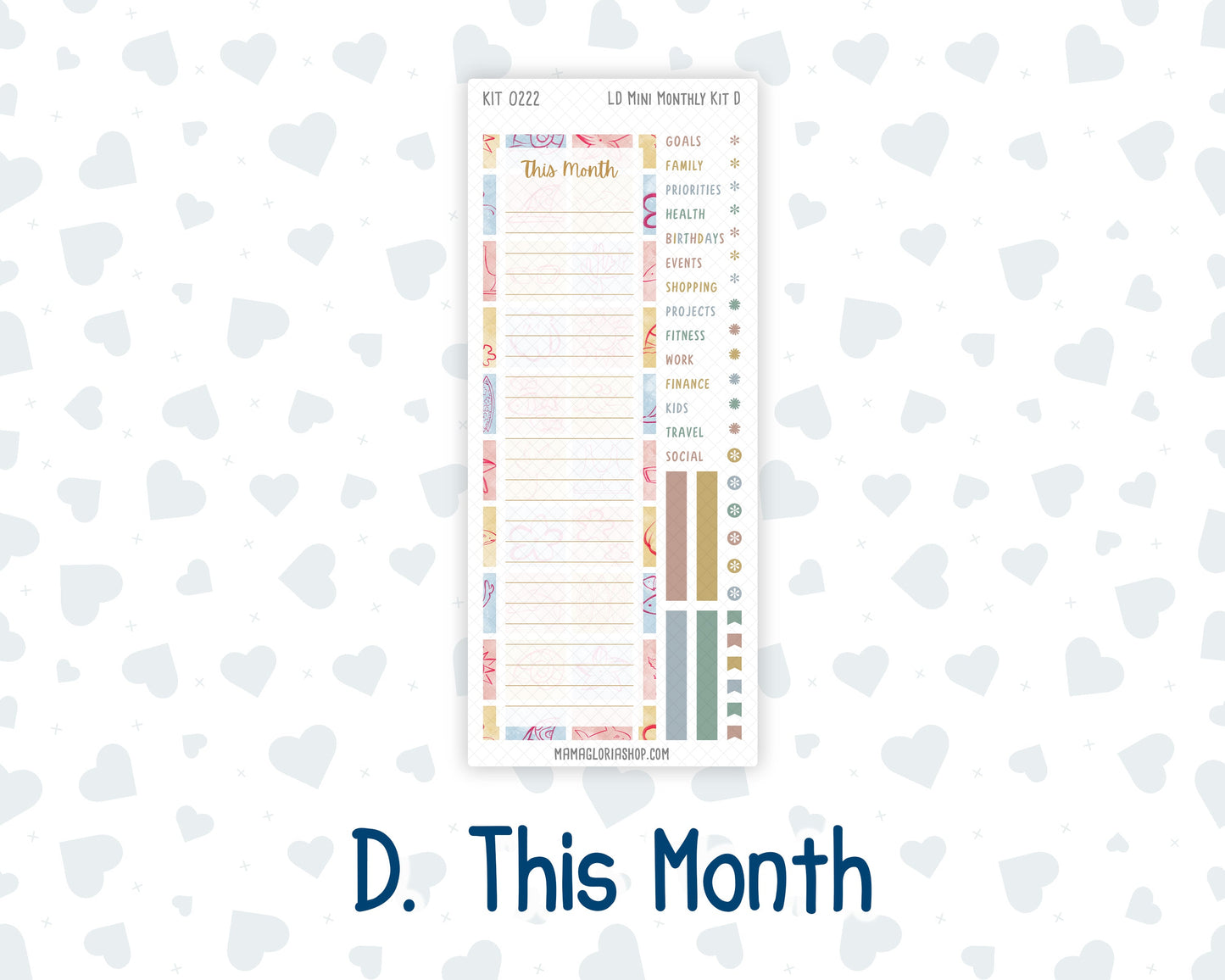 Kit 0222 - Laurel Denise Mini - Monthly Kit - June - Beach Day