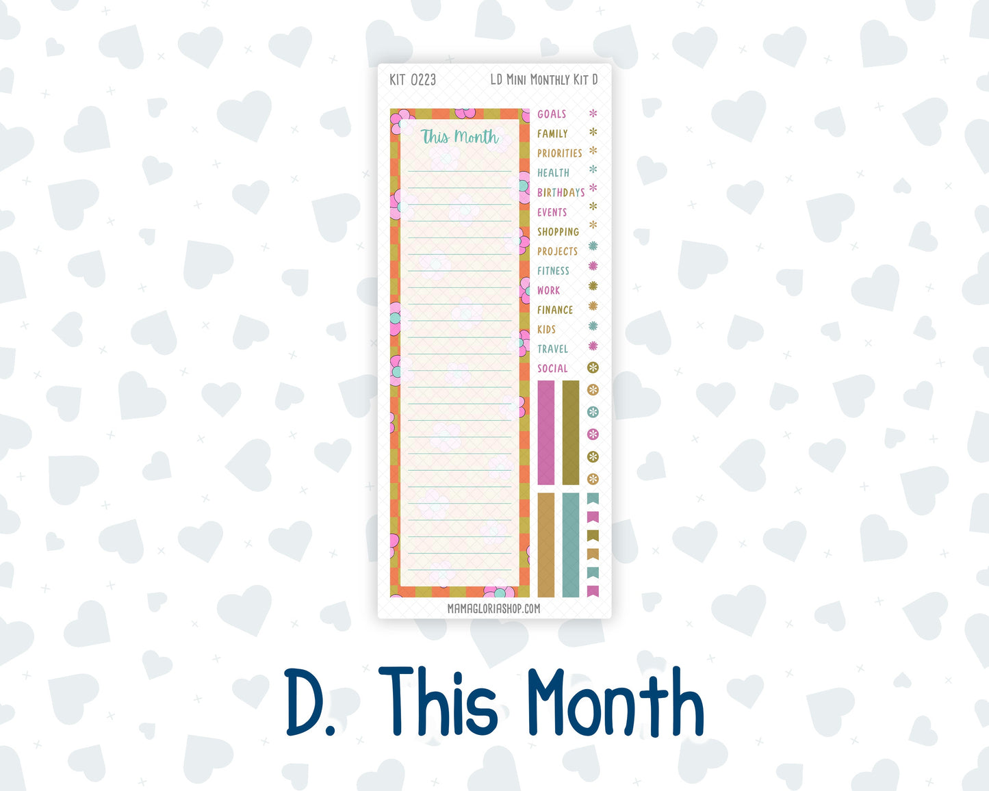 Kit 0223 - Laurel Denise Mini - Monthly Kit - June - Route 66
