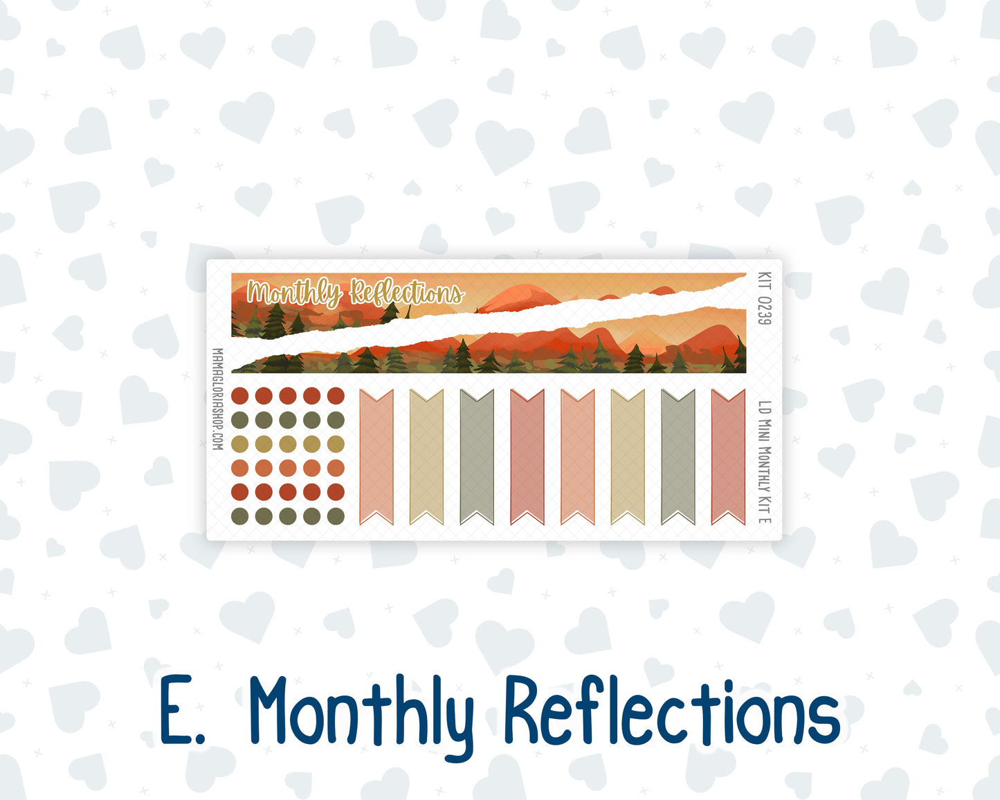 Kit 0239 - Laurel Denise Mini - Monthly Kit - October - October Stroll