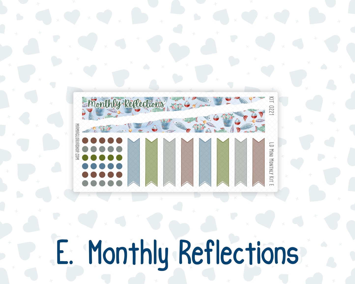 Kit 0221 - Laurel Denise Mini - Monthly Kit - June - Gone Fishing