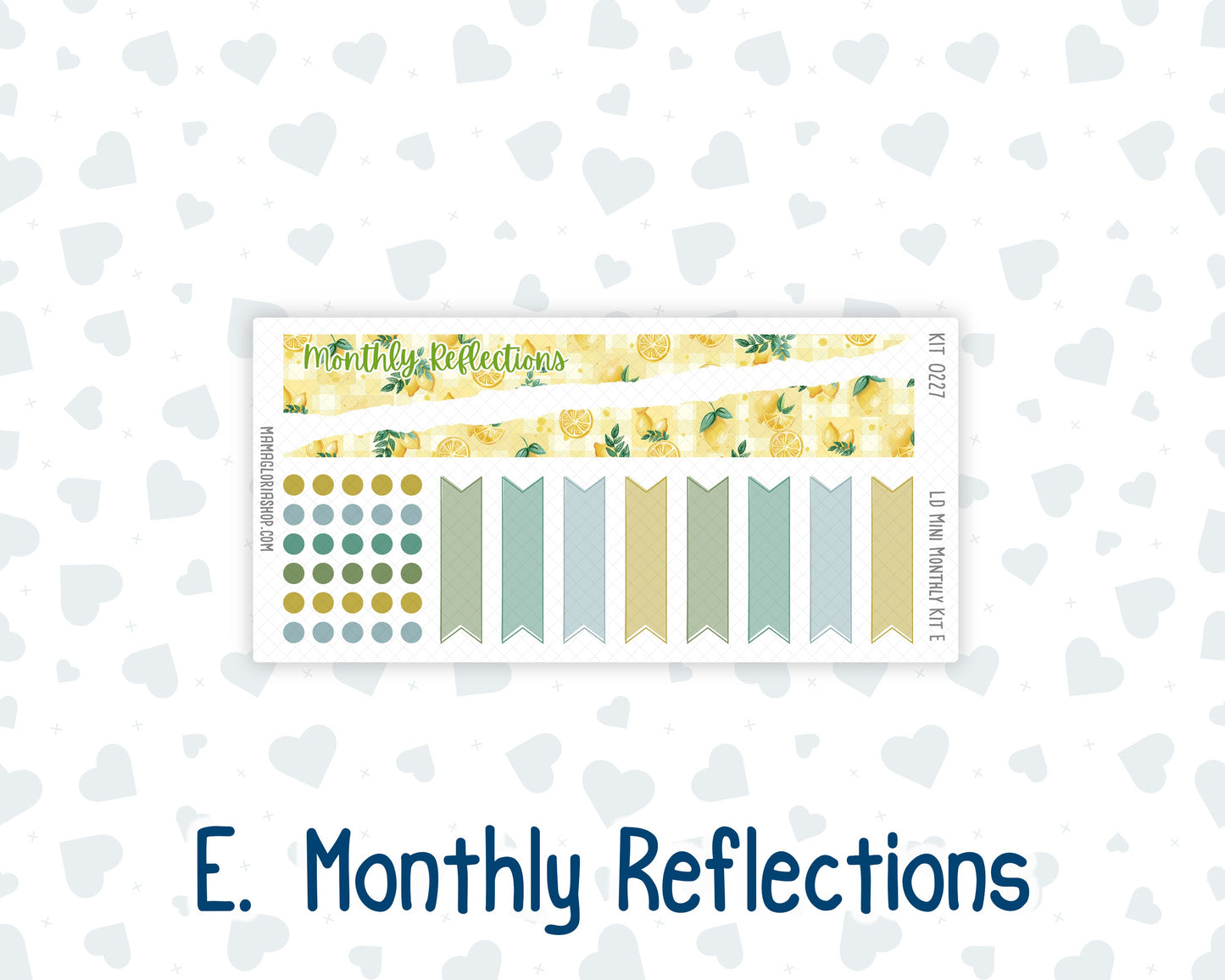 Kit 0227 - Laurel Denise Mini - Monthly Kit - July - Lemon Grove