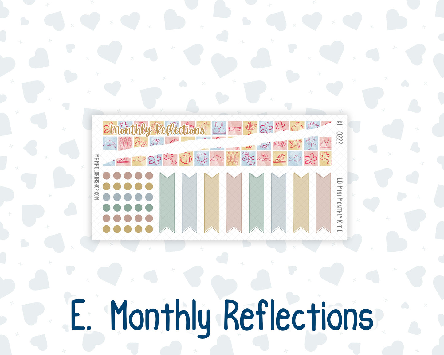 Kit 0222 - Laurel Denise Mini - Monthly Kit - June - Beach Day