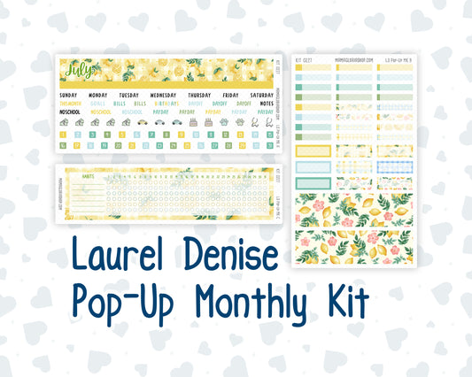 Kit 0227 - Laurel Denise Pop-Up - Monthly Kit - July - Lemon Grove