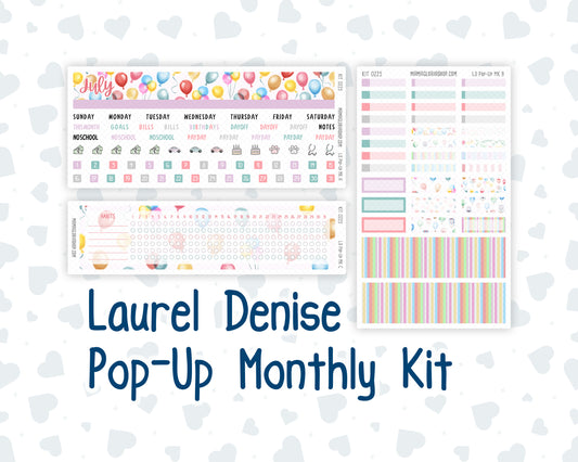 Kit 0225 - Laurel Denise Pop-Up - Monthly Kit - July - Carnival Joy