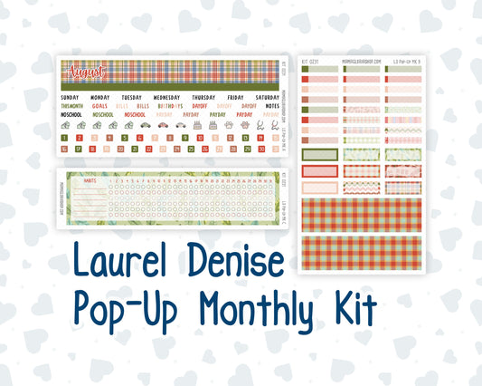 Kit 0231 - Laurel Denise Pop-Up - Monthly Kit - August - Backyard BBQ