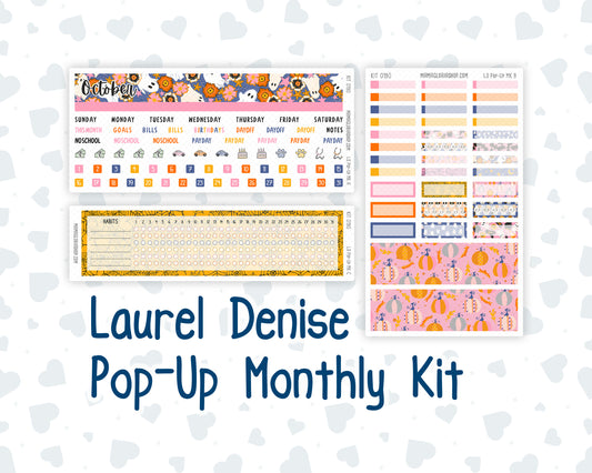 Kit 0190 - Laurel Denise Pop-Up - Monthly Kit - October - Halloween Spooktacular