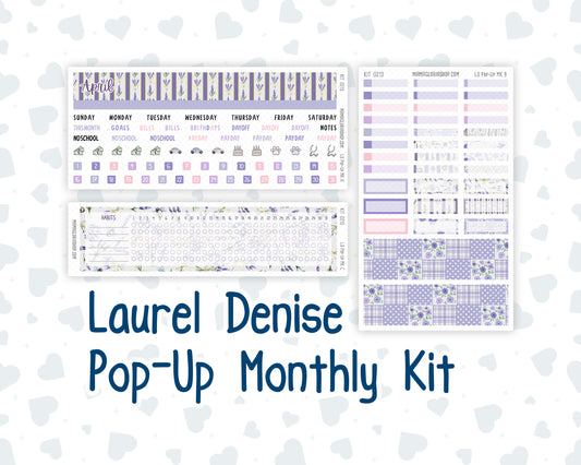Kit 0213 - Laurel Denise Pop-Up - Monthly Kit - April - Provence