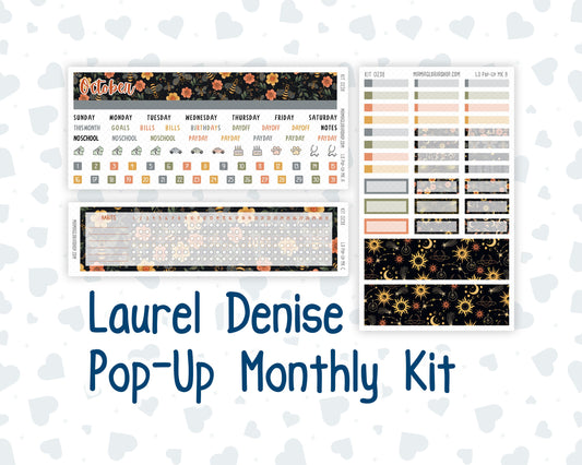 Kit 0238 - Laurel Denise Pop-Up - Monthly Kit - October - Starry Autumn Nights