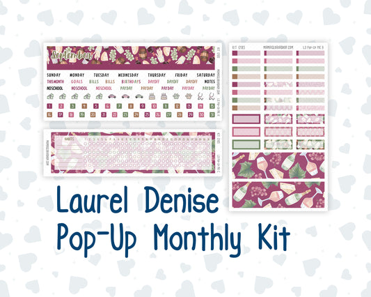 Kit 0185 - Laurel Denise Pop-Up - Monthly Kit - September - Wine Time